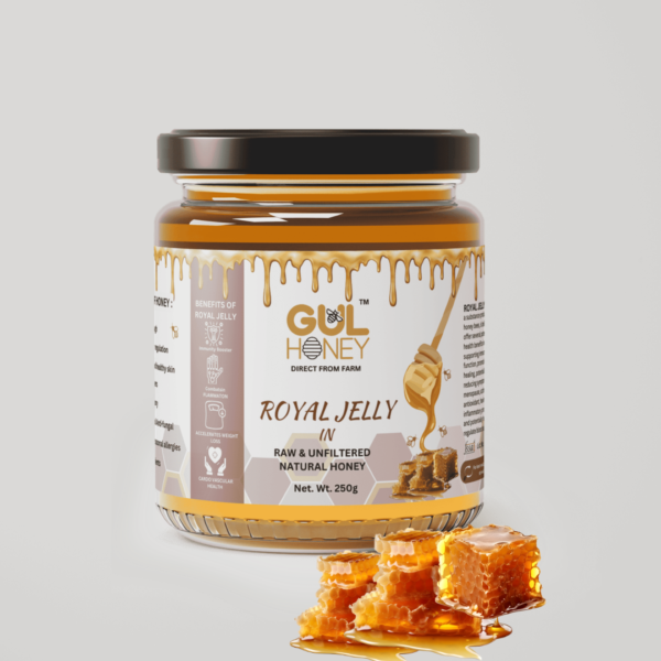 Gul Honey Royal Jelly Honey -100% pure Natural Organic Honey