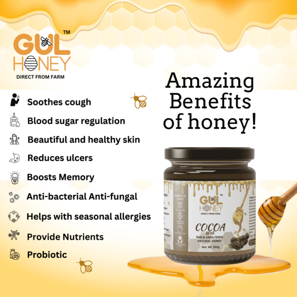 Gul Honey Himalayan Honey -100% pure Natural Organic Honey