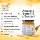 Gul Honey Acacia Honey -100% pure Natural Organic Honey