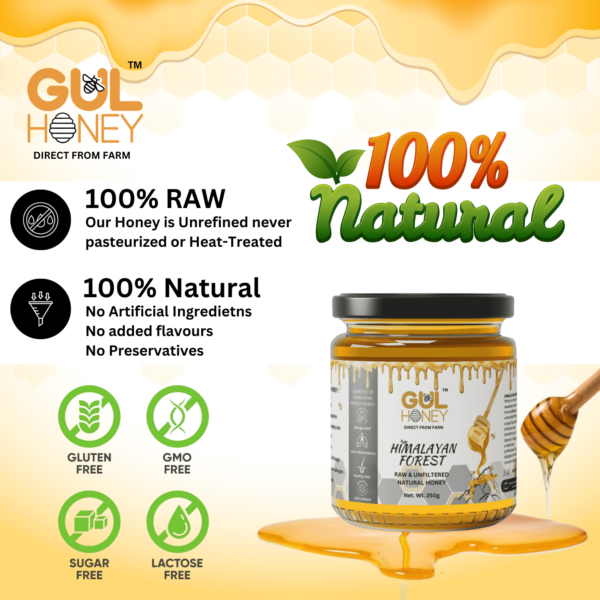 Gul Honey Himalayan Honey -100% pure Natural Organic Honey