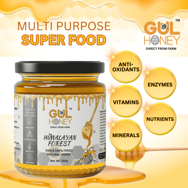 Gul Honey Himalayan Honey -100% pure Natural Organic Honey
