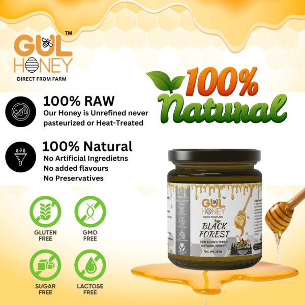 Gul Honey Forest Honey -100% pure Natural Organic Honey