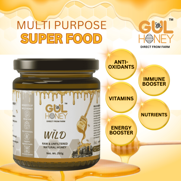 Gul Honey Wild Honey -100% pure Natural Organic Honey