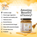 Gul Honey Royal Jelly Honey -100% pure Natural Organic Honey