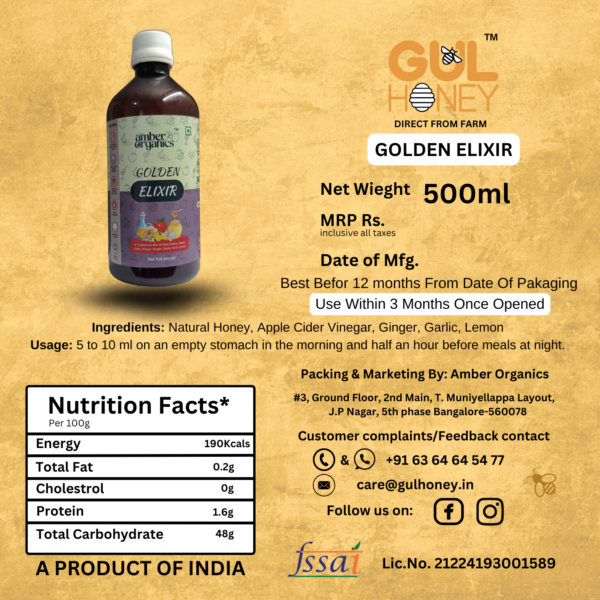 Amber Organics Golden Elixir - Image 5