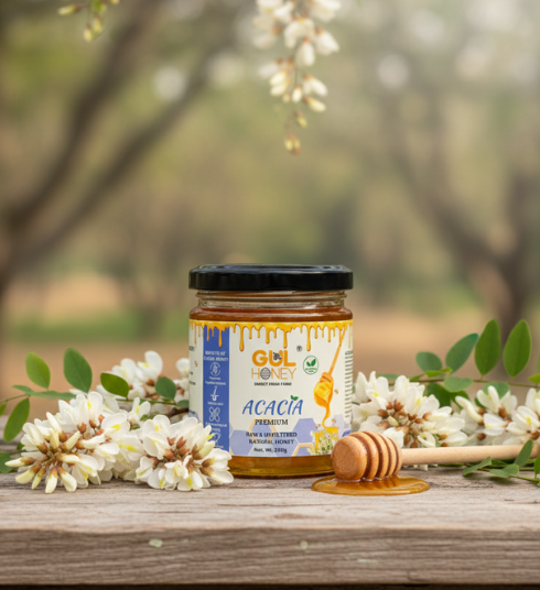 Gul Honey Acacia Honey 100% Pure Raw Honey