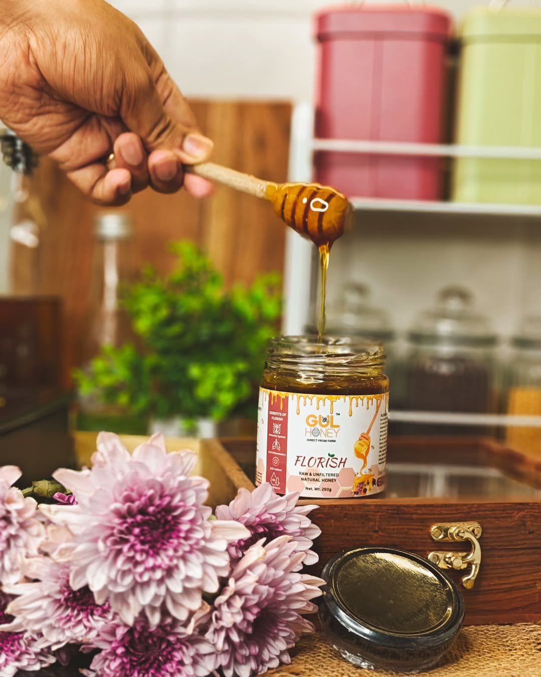 Gul Honey 100% Pure Raw Honey Purity